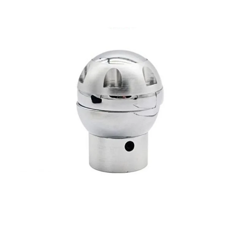 POMELLO CROMATO SILVER UNIVERSALE CAMBIO AUTO FURGONE ERGONOMICO CA-02999*