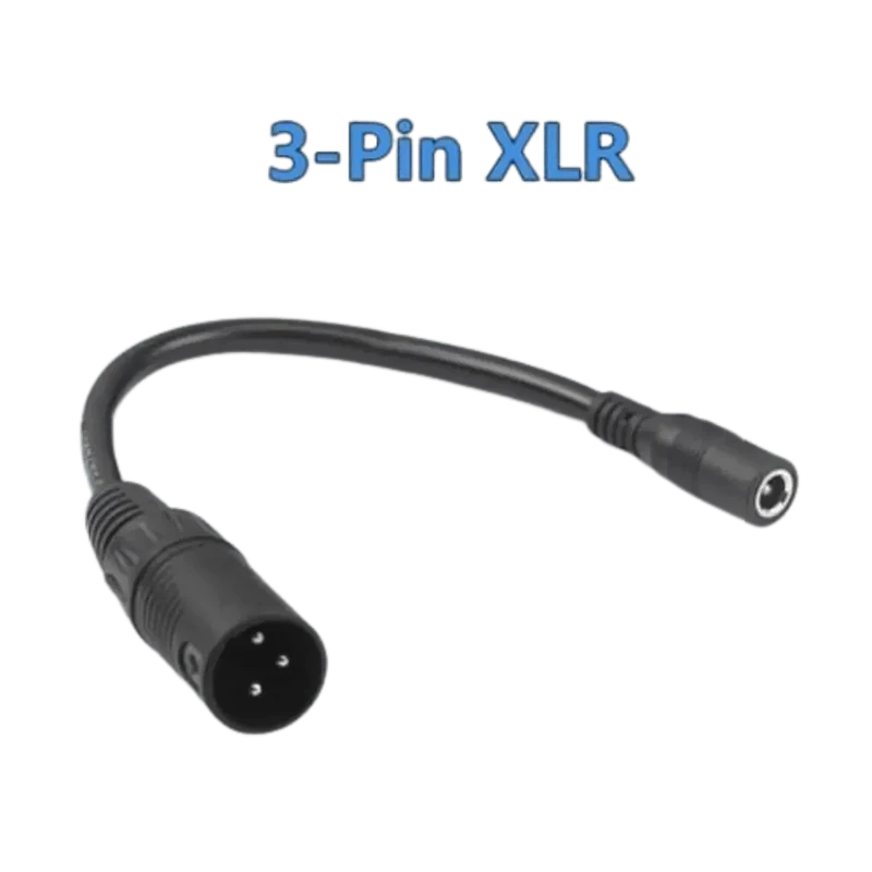 Câble Convertisseur Fiche DC en 3P XLR
