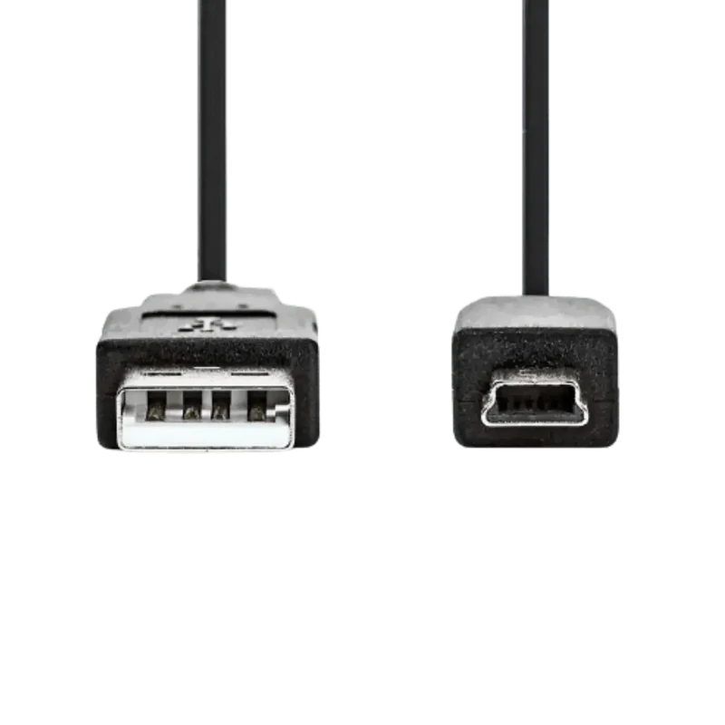 Câble USB Mini-B 1m USB 2.0 Nedis CCGP60300BK10