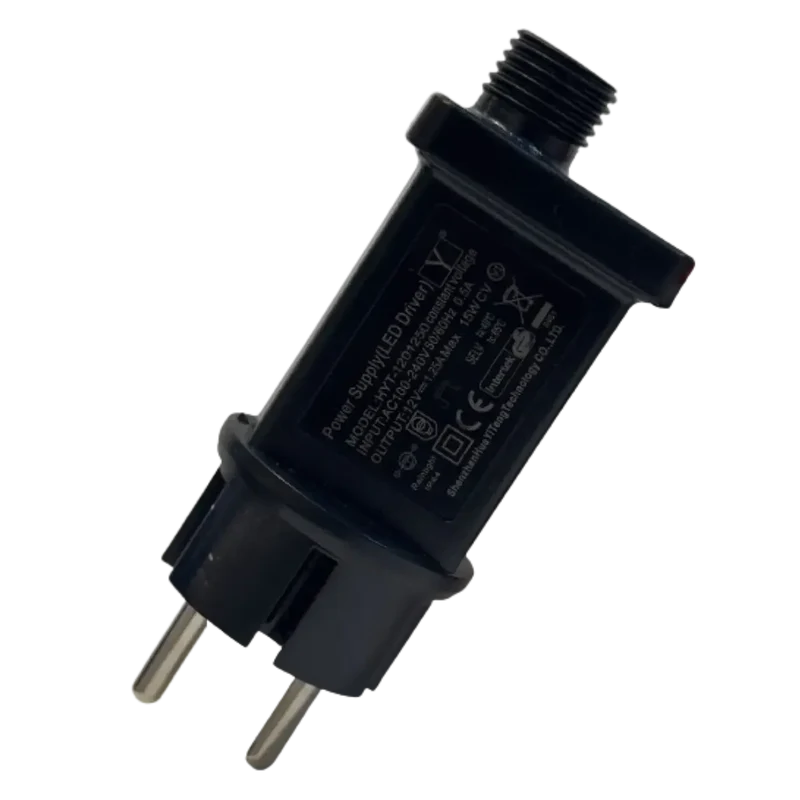 Transformateur secteur 12V 15W pour guirlandes de décoration et de Noël
