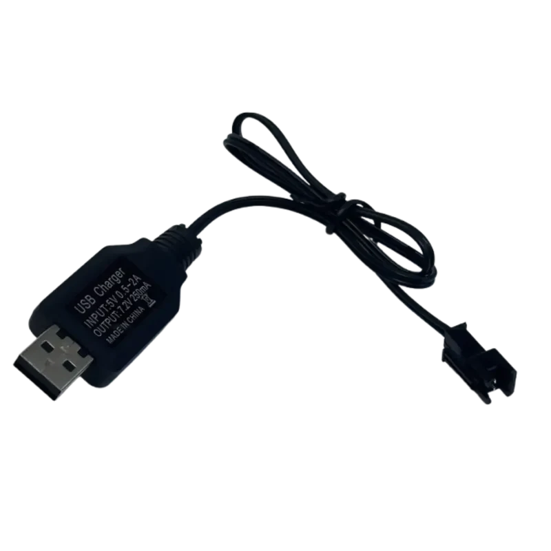 Chargeur USB 7.2V 250mA pour jouets radiocommandés, 2PINS