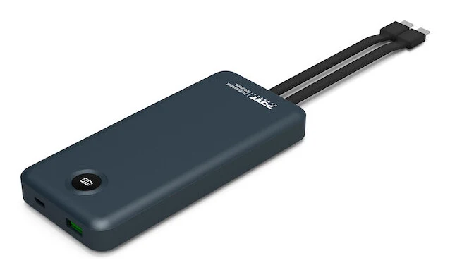 Port Designs POWERBANK 10 000 mAh - 2 x BUILT IN CABLE Powerbank