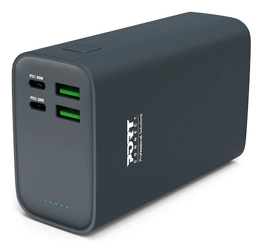 Port Designs 907004 power bank Lithium Polymer (LiPo) 26800 mAh Black