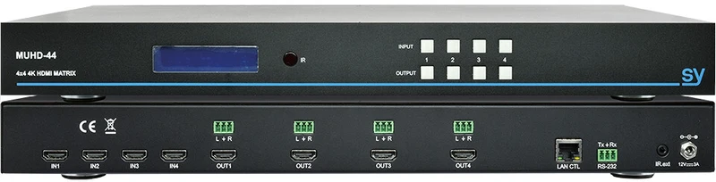 SY Electronics SY-MUBT-44EC-SET matrix switcher AV matrix switcher Built-in display