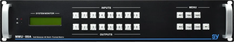 SY Electronics SY-MMU-88A matrix switcher Modular AV matrix switchers Built-in display