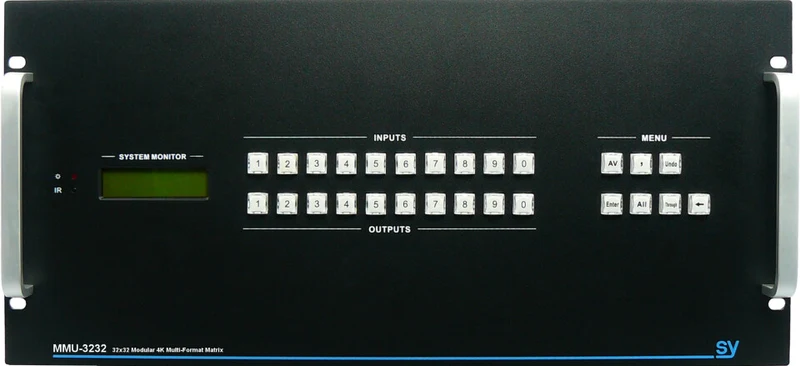 SY Electronics SY-MMU-3232 matrix switcher Modular AV matrix switchers Built-in display