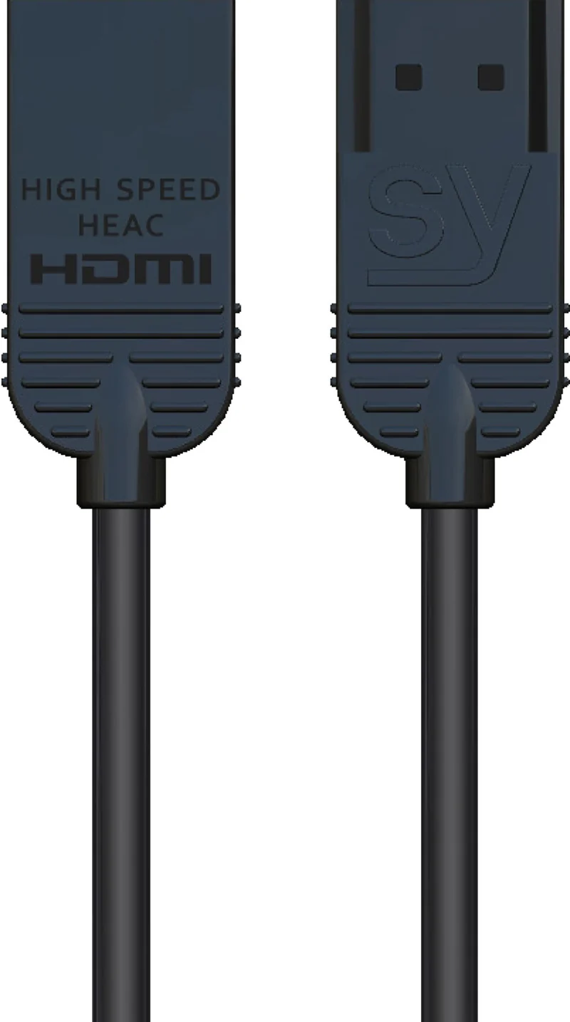 SY Electronics Stealth 18G HDMI cable 2 m HDMI Type A (Standard) Black