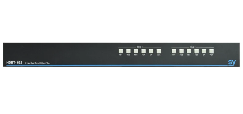 SY Electronics HDBT-662 video line amplifier Black