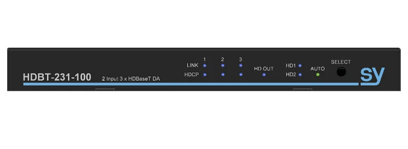 SY Electronics HDBT-231-100 AV transmitter Black
