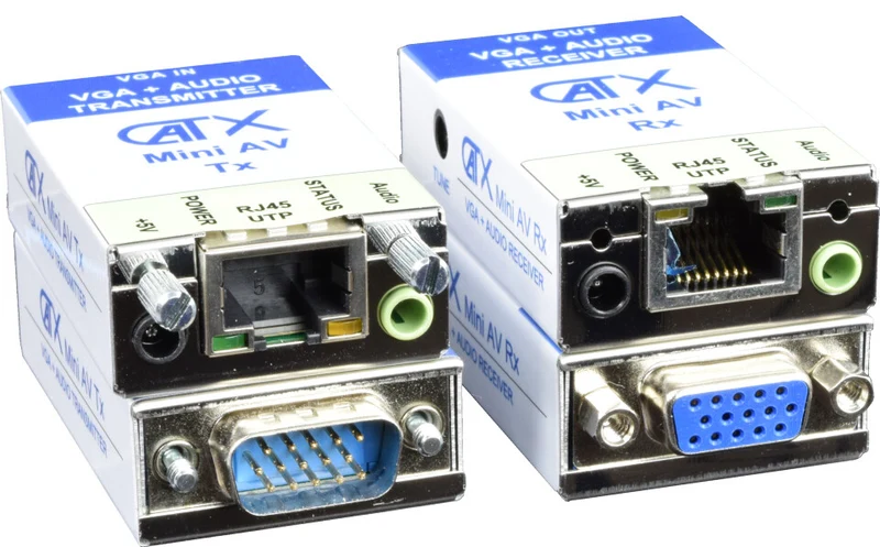 SY Electronics CX-0M-AV-SET AV extender AV transmitter & receiver Blue, White