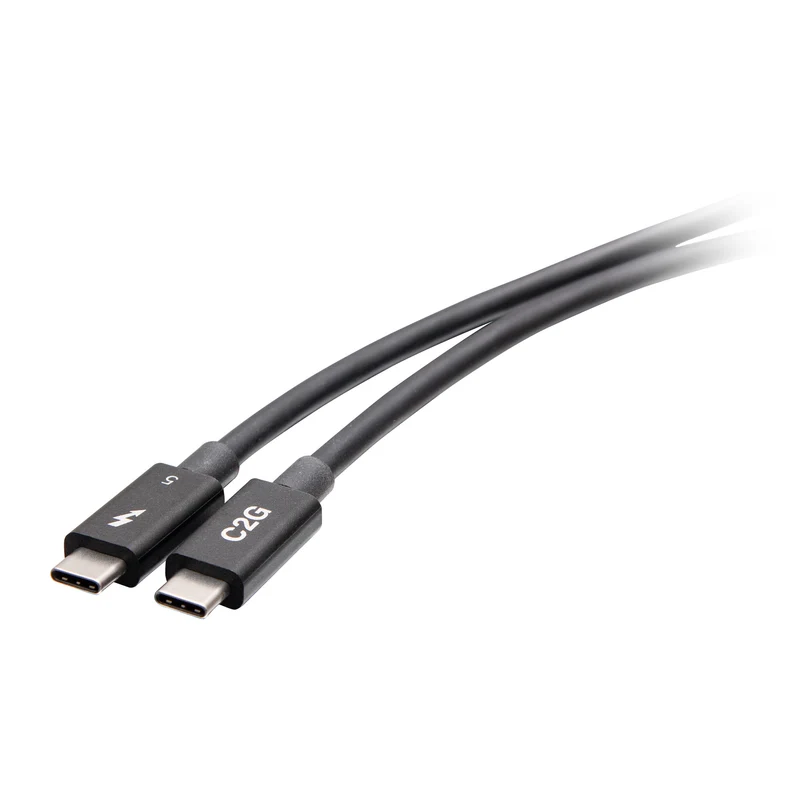 C2G 1.6ft (.5m) ThunderboltTM 5 USB-C® Cable (80Gbps)