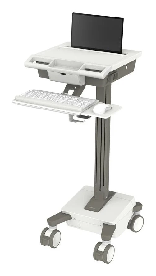 Ergotron M021-0101-100000-1-0 All-in-One PC/workstation mount/stand 19.5 kg White, Grey 43.2 cm (17")