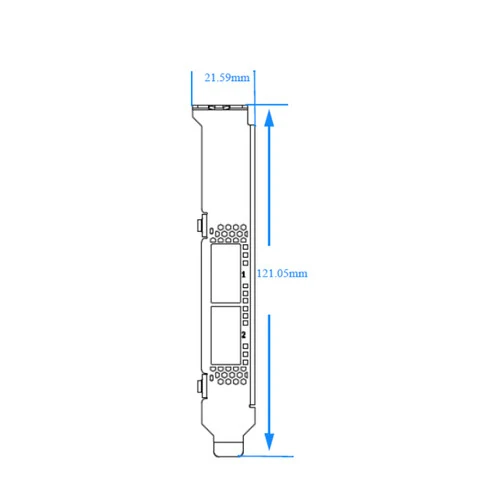 Nvidia Mellanox MTM010641 cable gender changer Metallic