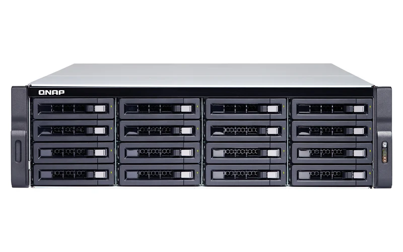 QNAP TS-1683XU-RP NAS Rack (3U) Intel® Xeon® E-2124 16 GB DDR4 128 TB HDD QNAP Turbo System Black, Grey