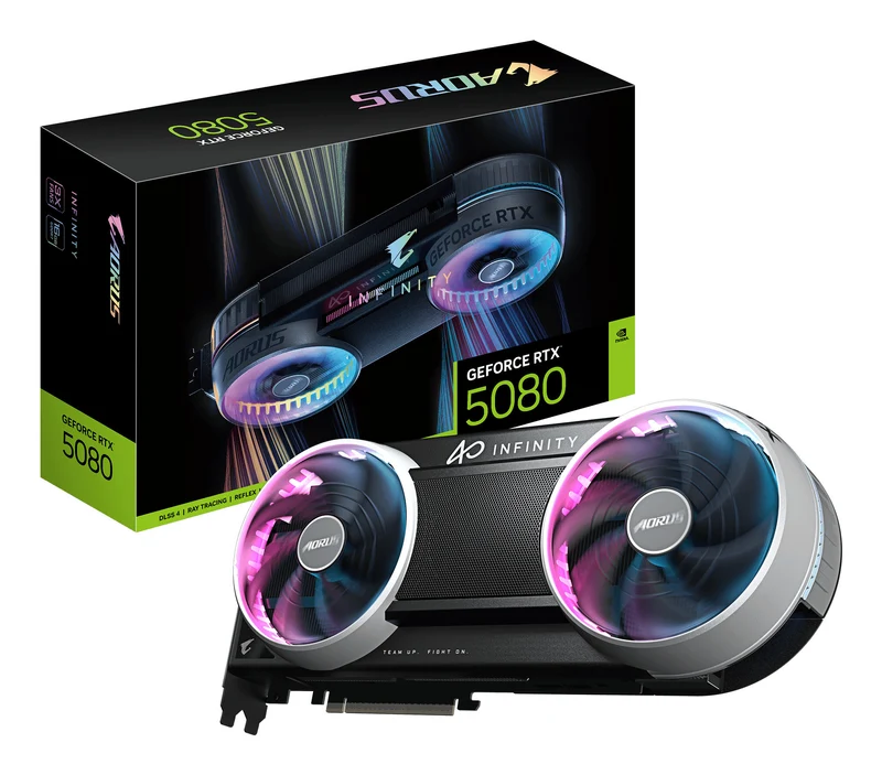 GIGABYTE AORUS GeForce RTX 5080 INFINITY 16G Graphics Card