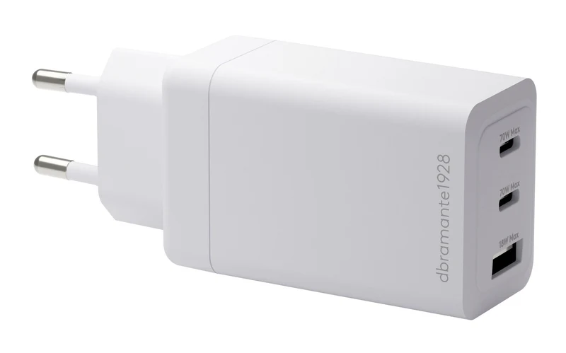 dbramante1928 Bulk - IT - EU W.Charger - 2xUSB-C 70W 1xUSB-A - W