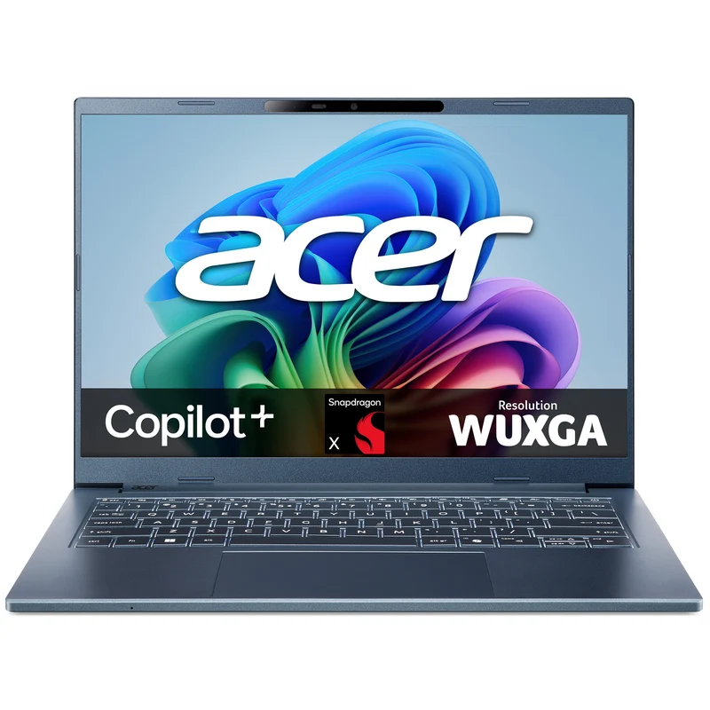 Acer Aspire 14 AI A14‑11M – 14" WUXGA (1920×1200) 120Hz, Snapdragon X1‑26100, 16GB LPDDR5X, 512GB SSD, Windows 11 Laptop