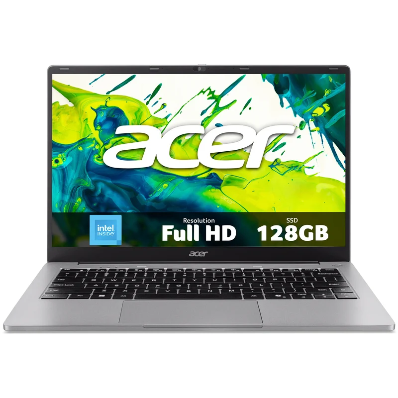 Acer Aspire Lite AL14‑36P – 14" WUXGA (1920×1200) 60Hz, Intel Celeron N4500, 8GB DDR4, 128GB SSD, Windows 11 Laptop