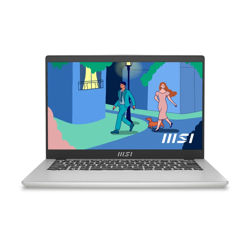 MSI Modern 14 C12M-638UK Intel® Core™ i5 i5-1235U Laptop 35.6 cm (14") Full HD 8 GB DDR4-SDRAM 512 GB SSD Wi-Fi 6 (802.11ax) Windows 11 Home Silver