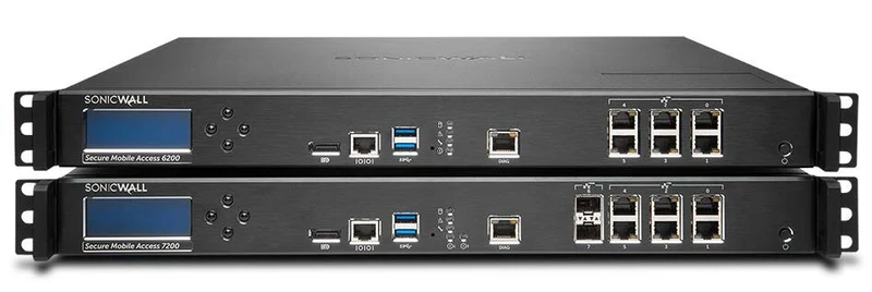 SonicWall SMA 6210 hardware firewall 1U 1.3 Gbit/s